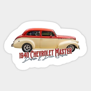 1940 Chevrolet Master Deluxe 2 Door Sedan Sticker